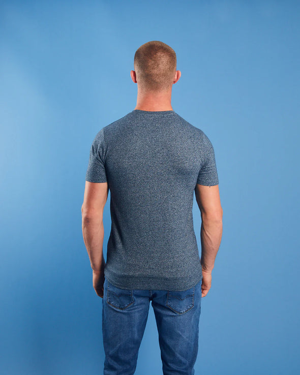 DIESEL Basic Sky O Neck Midnight Teal