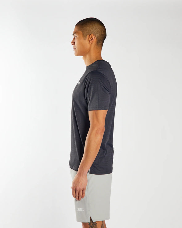 DIESEL Emery Tee Carbon Grey