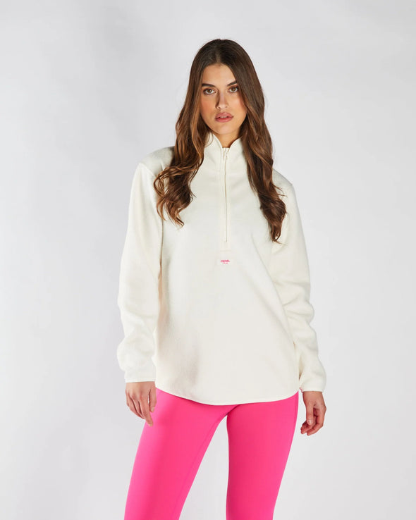 DIESEL Eireen Fleece Zipper Soft Ivory