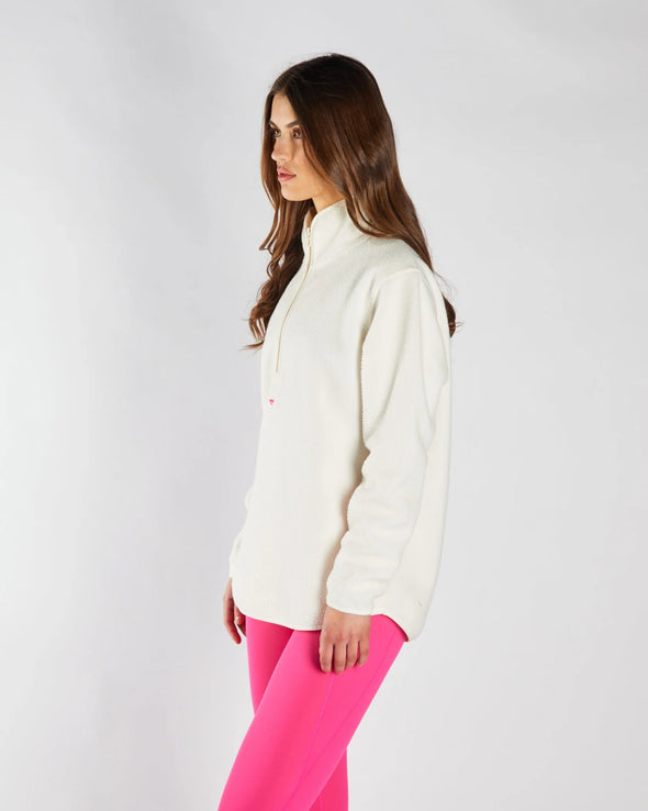 DIESEL Eireen Fleece Zipper Soft Ivory