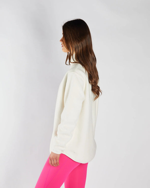 DIESEL Eireen Fleece Zipper Soft Ivory