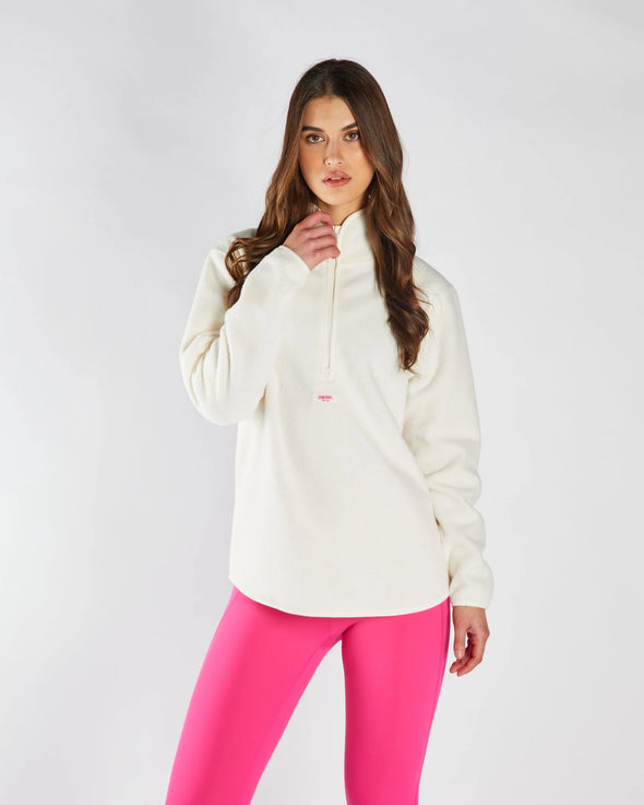 DIESEL Eireen Fleece Zipper Soft Ivory
