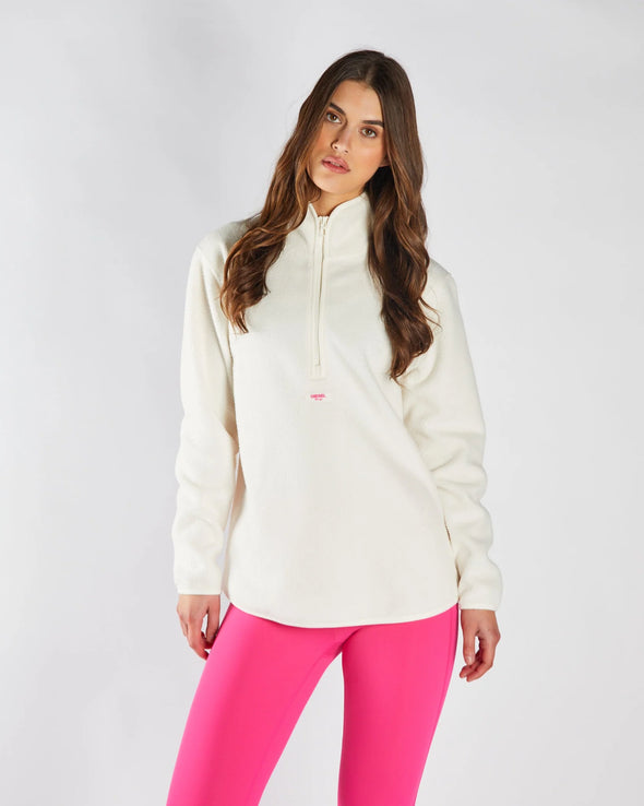 DIESEL Eireen Fleece Zipper Soft Ivory