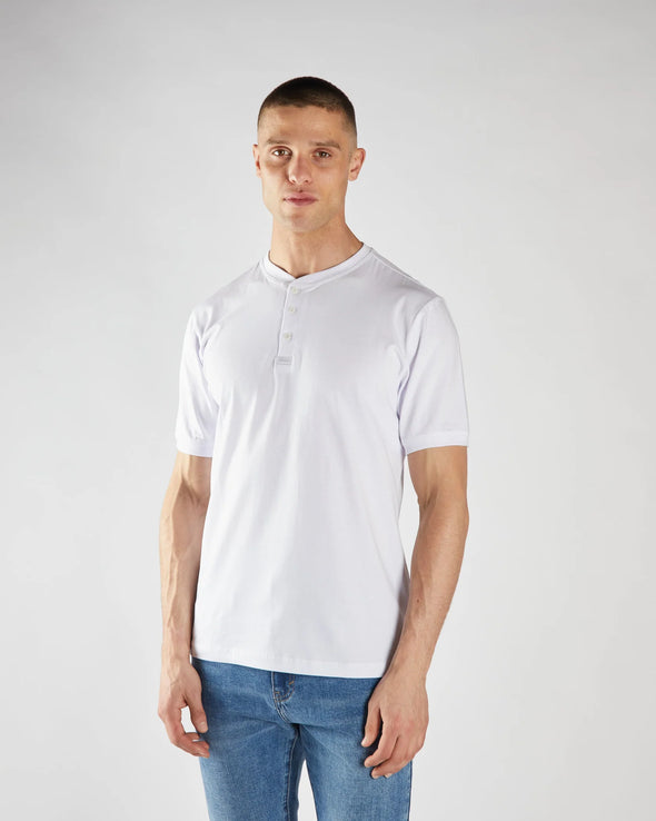 DIESEL Pacey Henley Optic White
