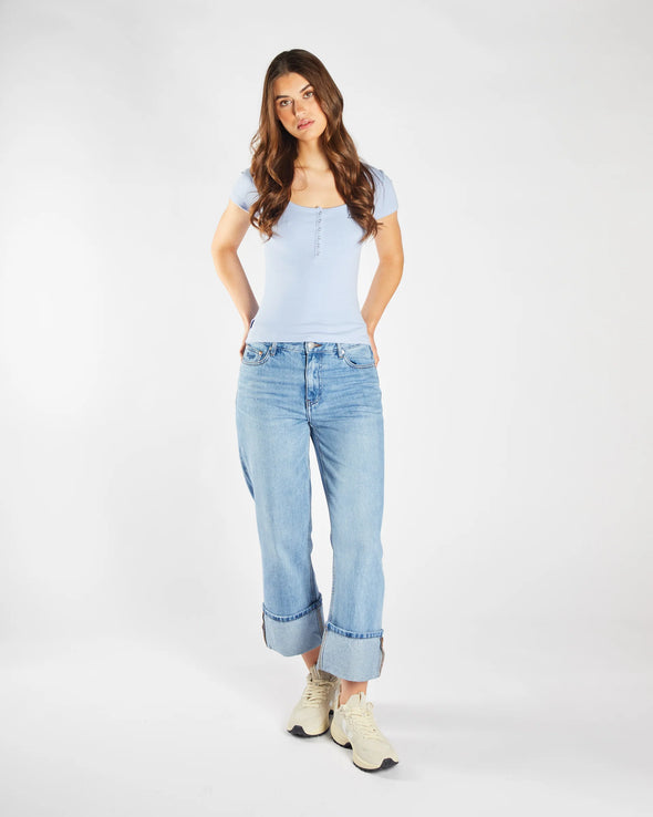 DIESEL Fable Tee Pale Periwinkle