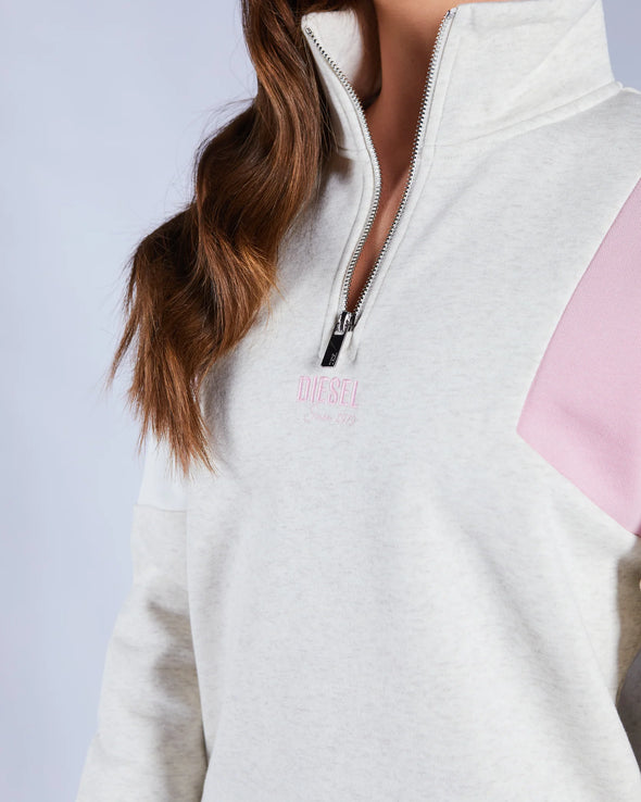 DIESEL Lucy Half zip Multi Marl
