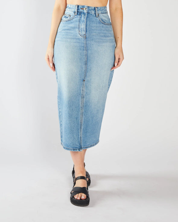 DIESEL Filomena Denim Skirt Blue
