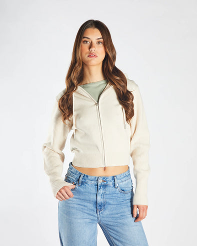 DIESEL Francey Knit Stone White