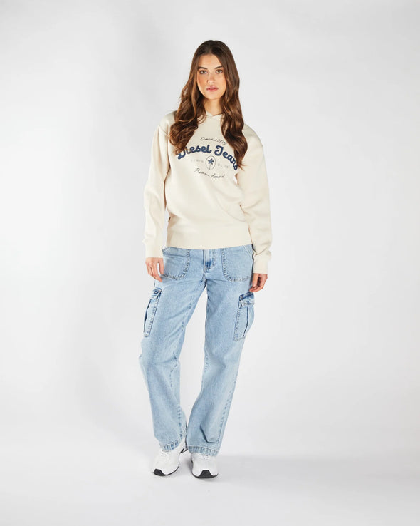 DIESEL Ferna Hood Stone White