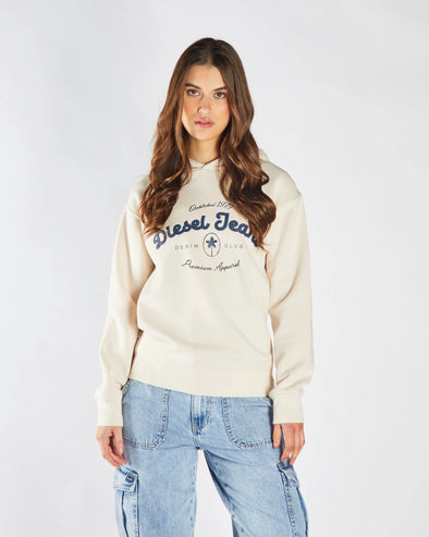 DIESEL Ferna Hood Stone White