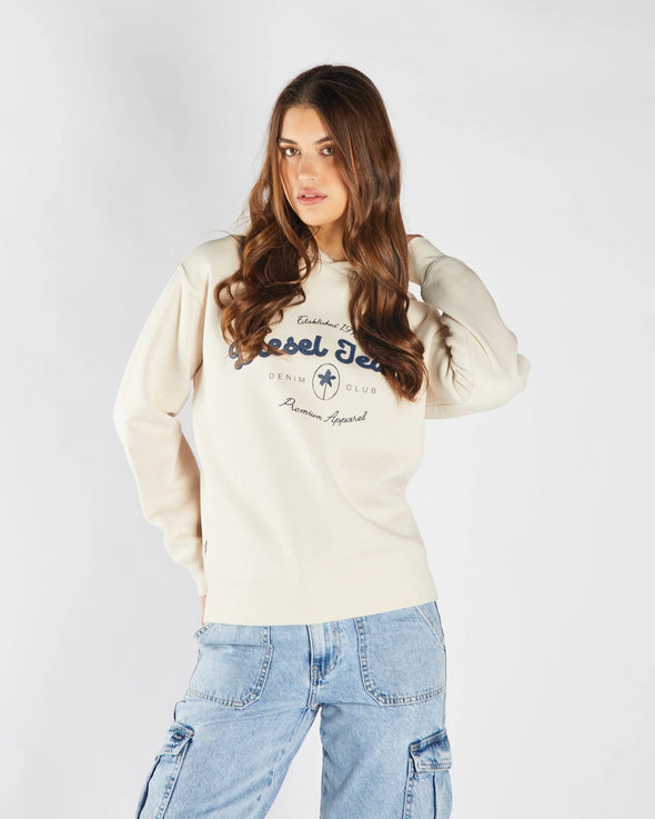 DIESEL Ferna Hood Stone White