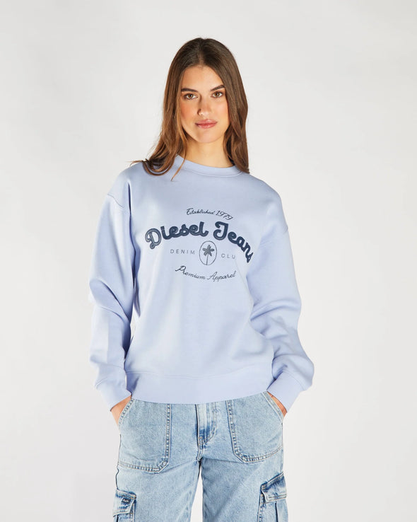 DIESEL Flossy Sweatshirt Pale Periwinkle