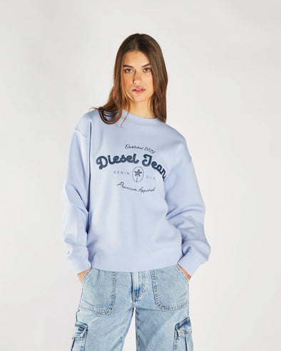 DIESEL Flossy Sweatshirt Pale Periwinkle