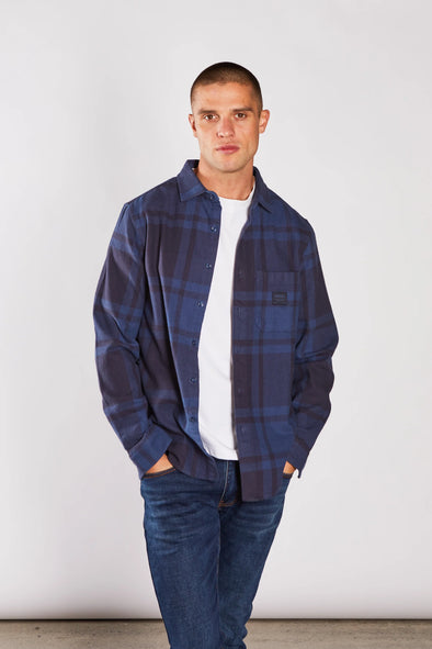 DIESEL Frank Overshirt Falcon Blue