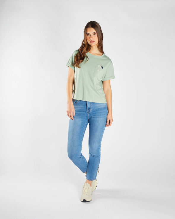 DIESEL Freesia Tee Iceberg Green