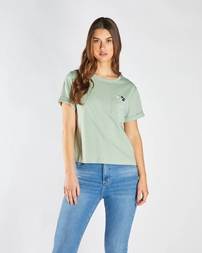 DIESEL Freesia Tee Iceberg Green