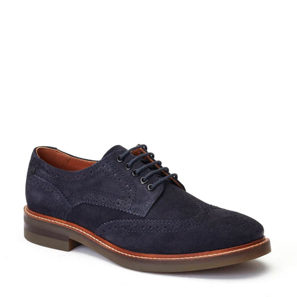BASE LONDON Hatfield Suede Navy