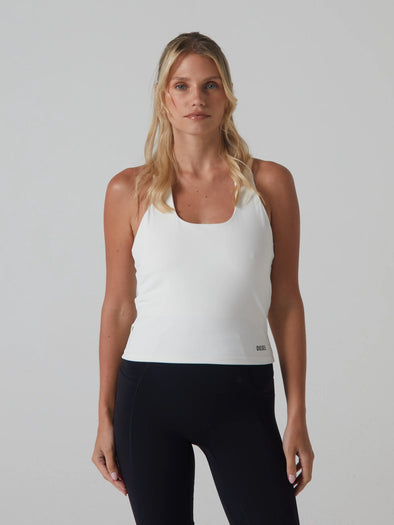 DIESEL India Vest Top Ivory