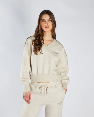 DIESEL Irie Sweatshirt Oatmeal Marl