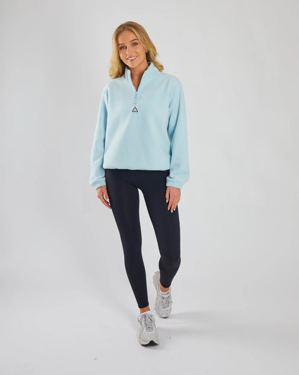 DIESEL Jacqueline Fleece Half Zip Cool Blue