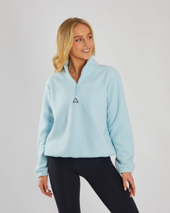 DIESEL Jacqueline Fleece Half Zip Cool Blue