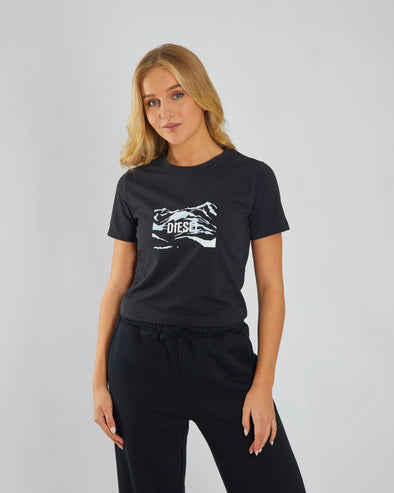 DIESEL Jennika Tee Powder Jet Black