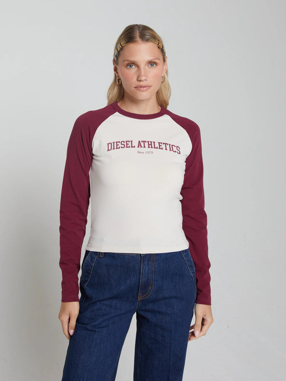 DIESEL Kirsten Ls Tee Cranberry Red  Regular price