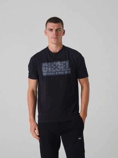 DIESEL Kurd Tee Glacier Ice