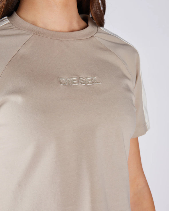 DIESEL Keeva Tee Cherry Soft Mushroom