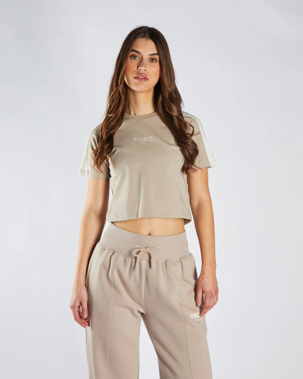 DIESEL Keeva Tee Cherry Soft Mushroom
