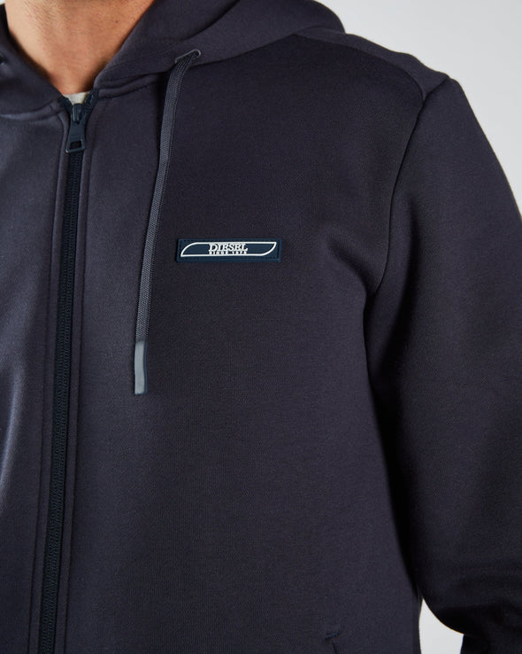 DIESEL Langton Zipper Navy Galaxy