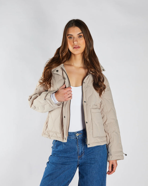 DIESEL Lilou Jacket Soft Mushroom