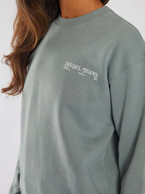 DIESEL Mali Sweatshirt Sage Leaf