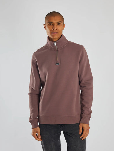 DIESEL Max Half Zip Faded Plum