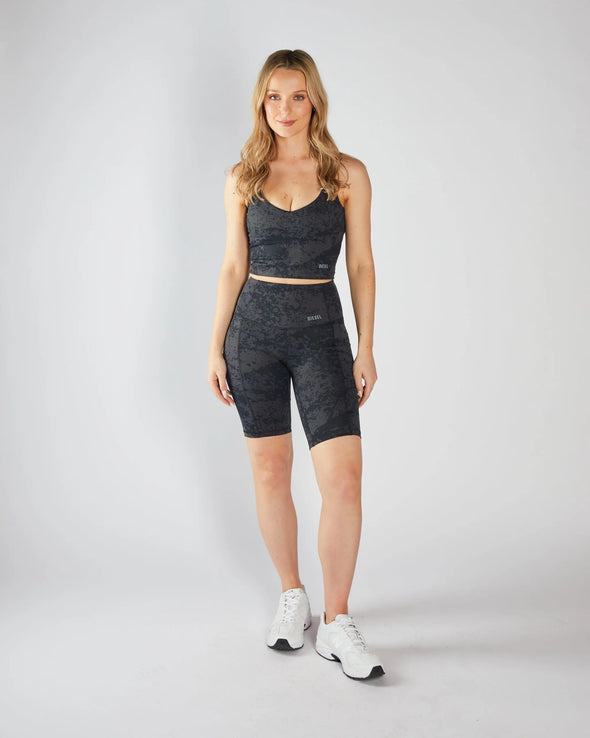 DIESEL Mia Vest Black Acid Wash