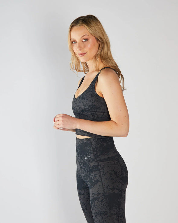 DIESEL Mia Vest Black Acid Wash