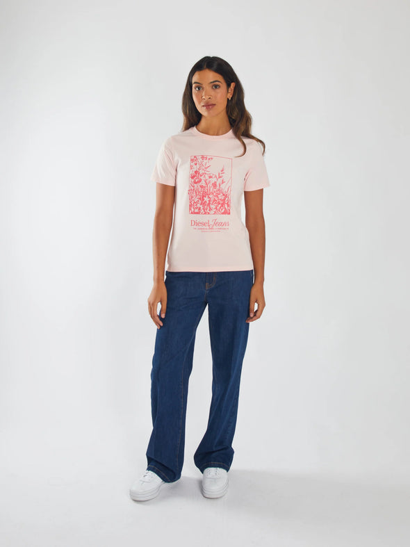 DIESEL Moyna Tee Strawberry Cream