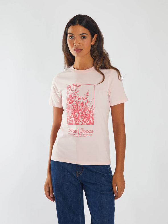 DIESEL Moyna Tee Strawberry Cream