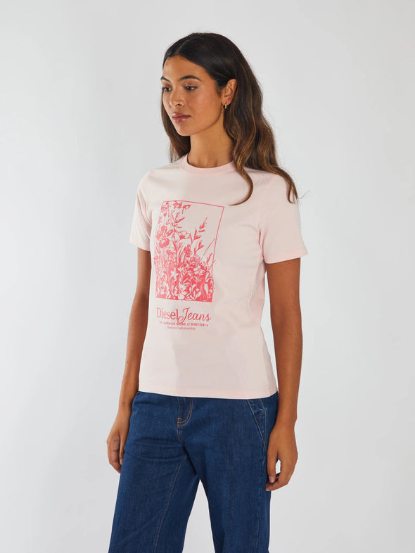 DIESEL Moyna Tee Strawberry Cream