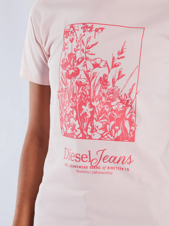 DIESEL Moyna Tee Strawberry Cream