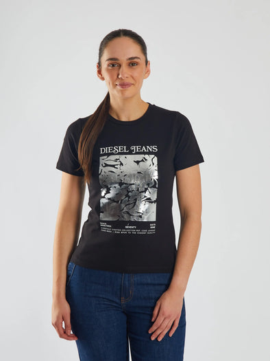 DIESEL Muriel Tee Black