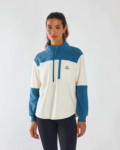 DIESEL Noelle Fleece Half Zip White/Midnight