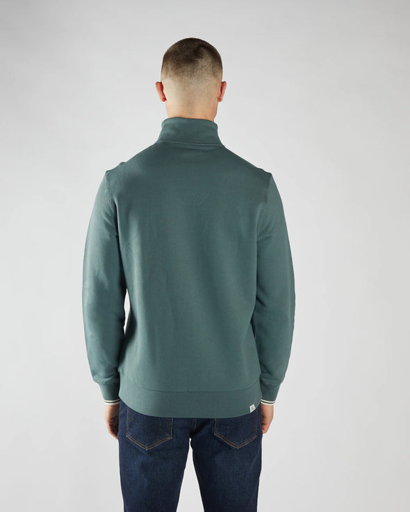 DIESEL Presley Half Zip Lawn Green