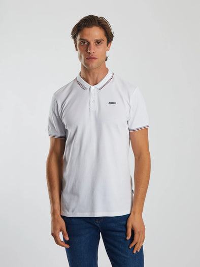 DIESEL Pogba Polo Dove White