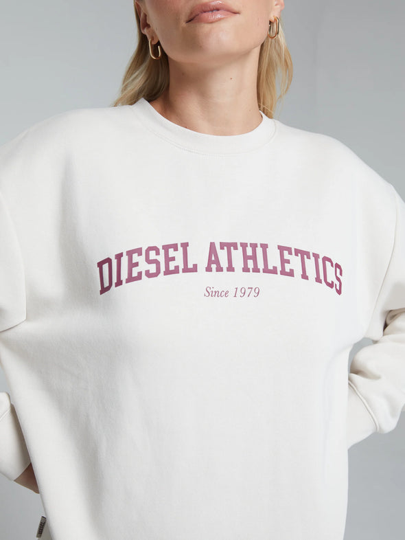 DIESEL Rosa Sweatshirt Stone White