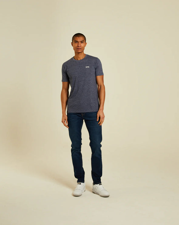 DIESEL Basic Sky O Neck Tee Indigo Navy