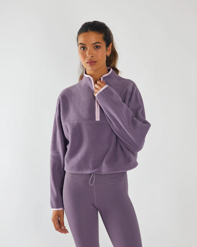 DIESEL Stella Fleece Half Zip Lavender Dust