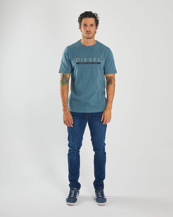 DIESEL Tristian Tee Blue Haven