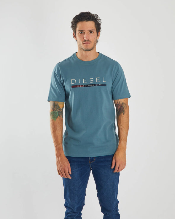 DIESEL Tristian Tee Blue Haven