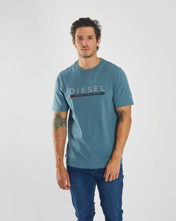 DIESEL Tristian Tee Blue Haven